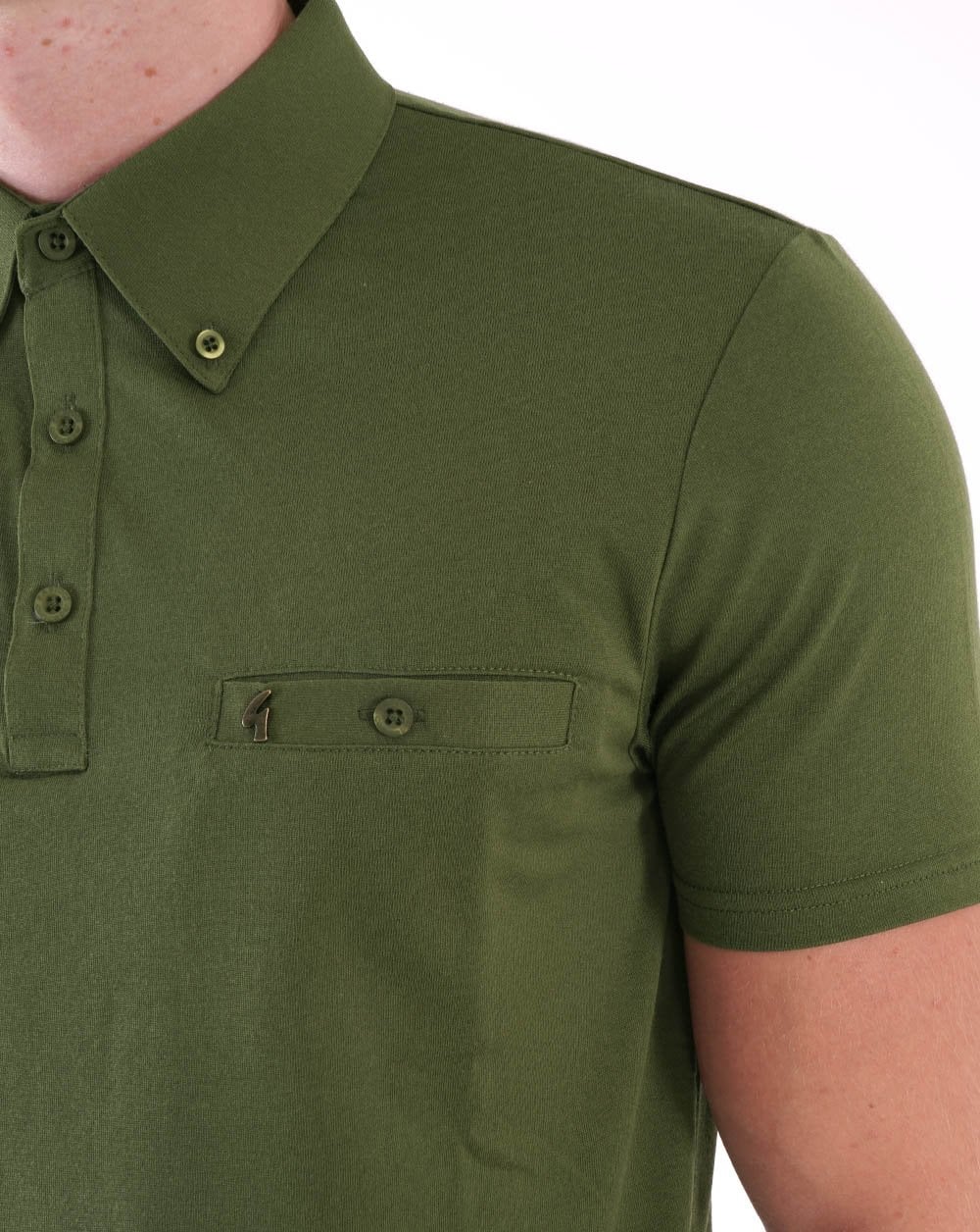Gabicci Vintage Ladro Poloshirt Olivgrün