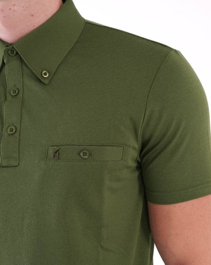 Gabicci Vintage Ladro Poloshirt Olivgrün