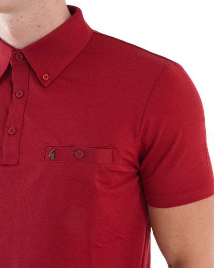 Gabicci Vintage Ladro Poloshirt Rot