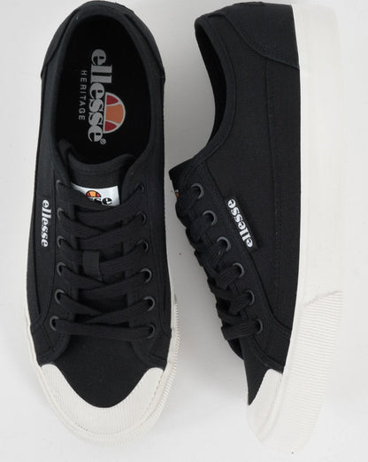 Ellesse Ento Canvas-Pumps Schwarz/Weiß