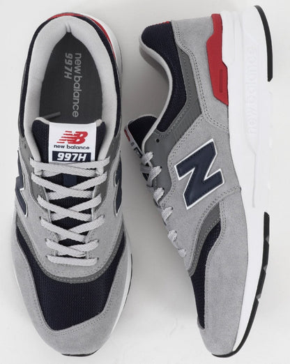 New Balance 997 Trainer Grau/Schwarz/Rot