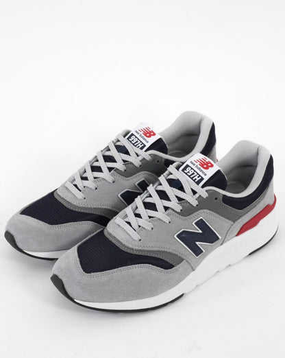 New Balance 997 Trainer Grau/Schwarz/Rot