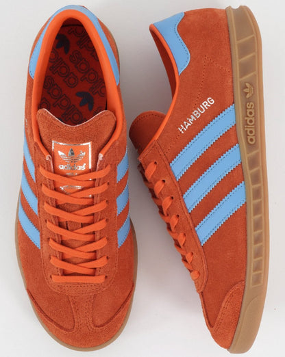 Adidas Hamburg Sneakers Orange/Hellblau