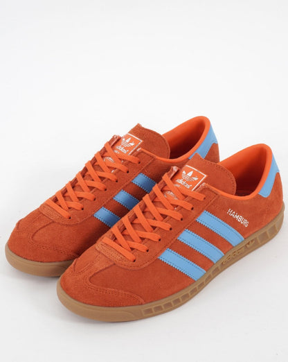 Adidas Hamburg Sneakers Orange/Hellblau