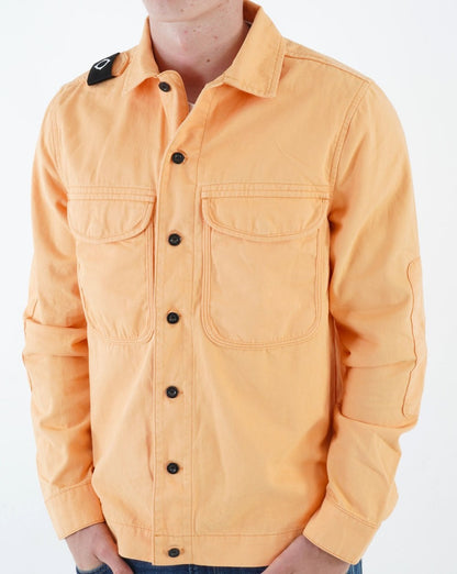 Ma.strum Overshirt mit zwei Taschen Orange