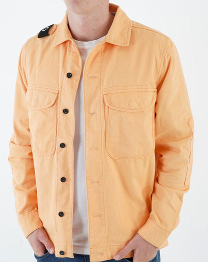 Ma.strum Overshirt mit zwei Taschen Orange