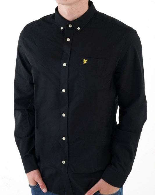 Lyle &amp; Scott Oxford-Hemd Schwarz