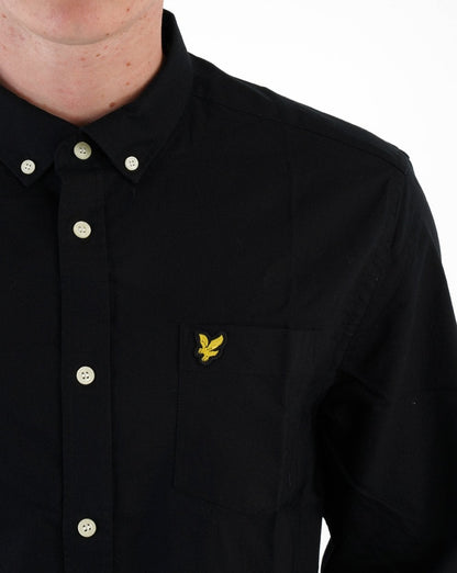 Lyle &amp; Scott Oxford-Hemd Schwarz