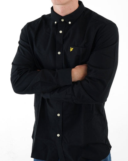 Lyle &amp; Scott Oxford-Hemd Schwarz
