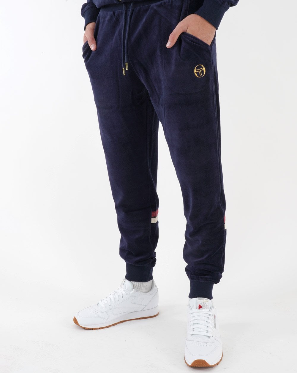 Sergio Tacchini Dallas Velours-Trainingshose, Marineblau
