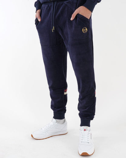 Sergio Tacchini Dallas Velours-Trainingshose, Marineblau