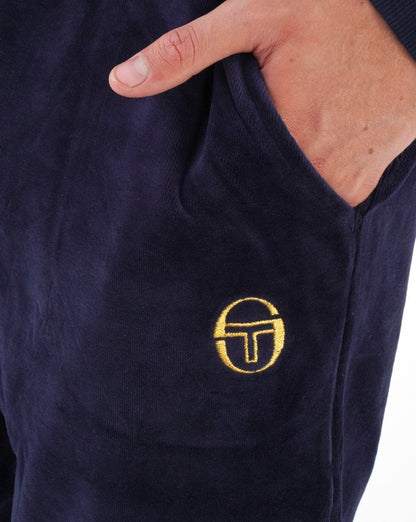 Sergio Tacchini Dallas Velours-Trainingshose, Marineblau