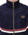 Sergio Tacchini Dallas Velour Track Top Navy Blue