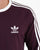 Adidas Originals 3 Stripes LS T Shirt Shadow Maroon