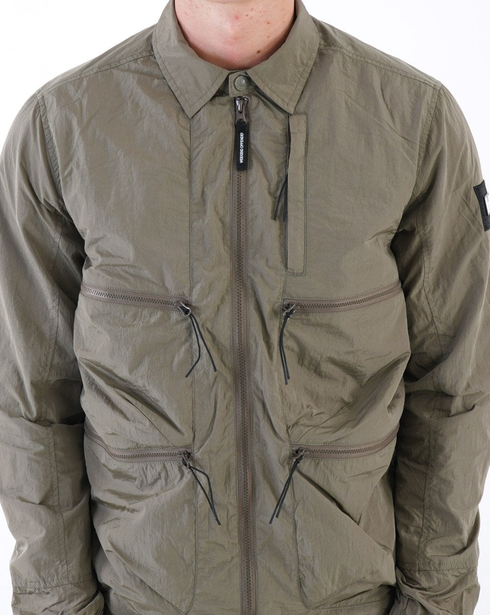 Weekend Offender Montreal Überhemd Grau