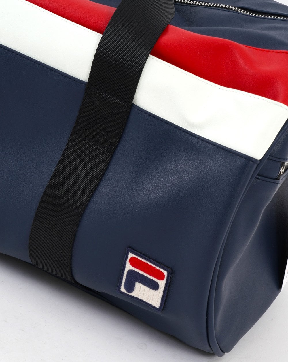 Fila Vintage Eddyson Barrel Bag Marineblau/Weiß/Rot