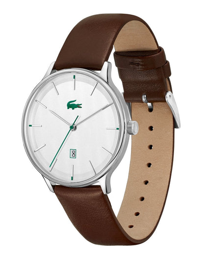 Lacoste Club Uhr Braun/Weiß 