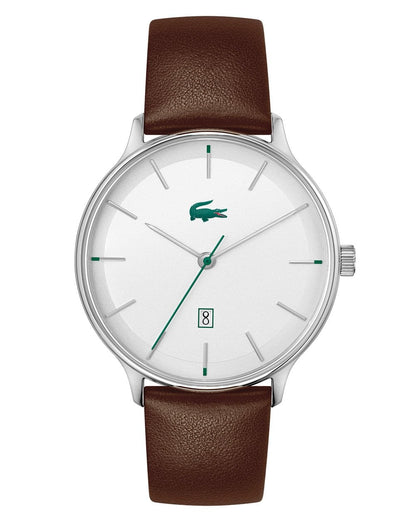 Lacoste Club Uhr Braun/Weiß 