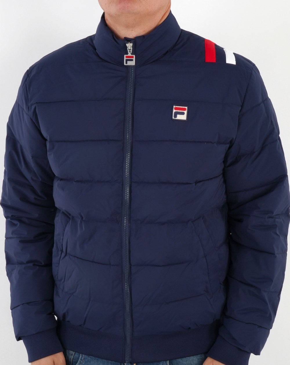 Fila Vintage Brody Pufferjacke, Marineblau