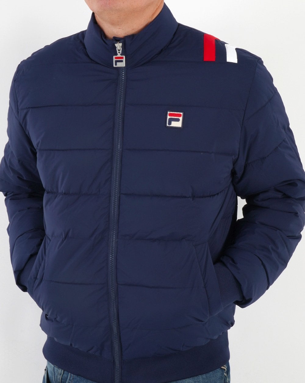 Fila Vintage Brody Pufferjacke, Marineblau