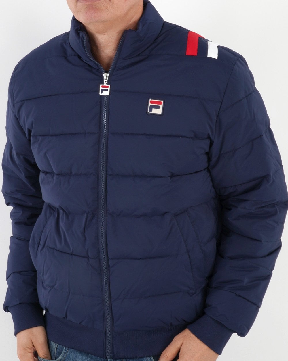Fila Vintage Brody Pufferjacke, Marineblau