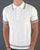 Ska & Soul Pointelle Fine Gauge Polo Ecru