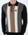 Trojan Dobby Stripe Long Sleeve Knit Polo Black