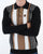Trojan Dobby Stripe Long Sleeve Knit Polo Black