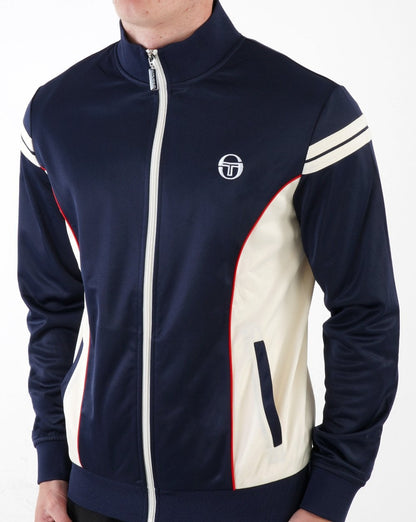 Sergio Tacchini Fjord Trainingsjacke Marineblau/Creme/Rot