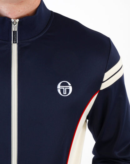 Sergio Tacchini Fjord Trainingsjacke Marineblau/Creme/Rot