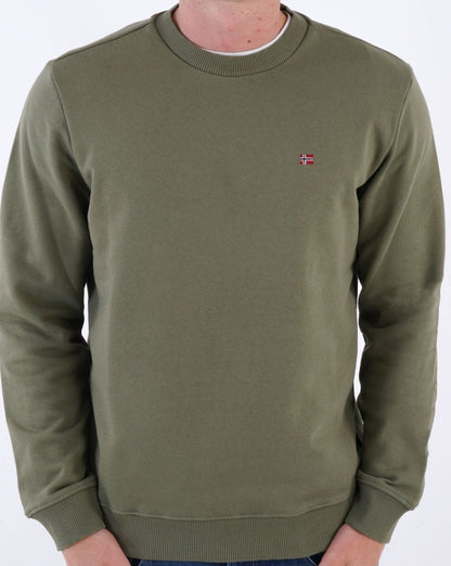 Napapijri Balis Rundhals-Sweatshirt Grün