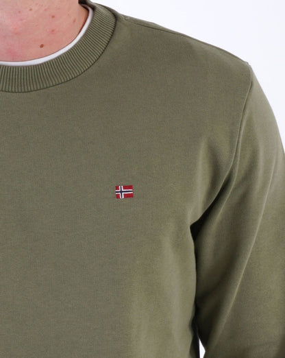 Napapijri Balis Rundhals-Sweatshirt Grün