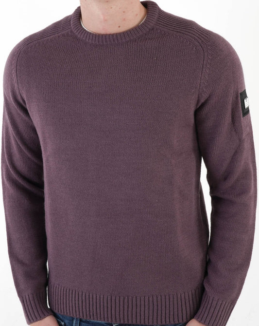 Weekend Offender Zagreb Strick Dunkeltraube