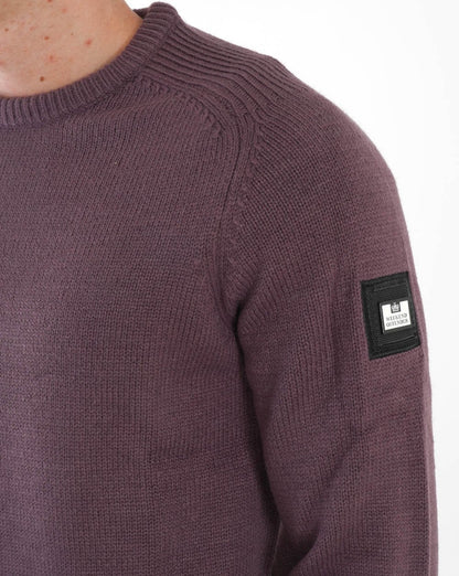 Weekend Offender Zagreb Strick Dunkeltraube