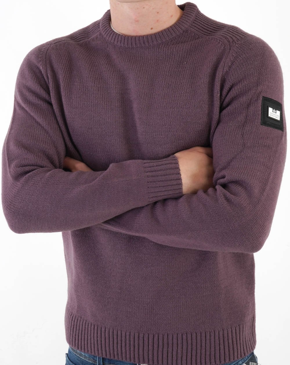 Weekend Offender Zagreb Strick Dunkeltraube