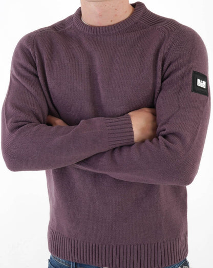 Weekend Offender Zagreb Strick Dunkeltraube