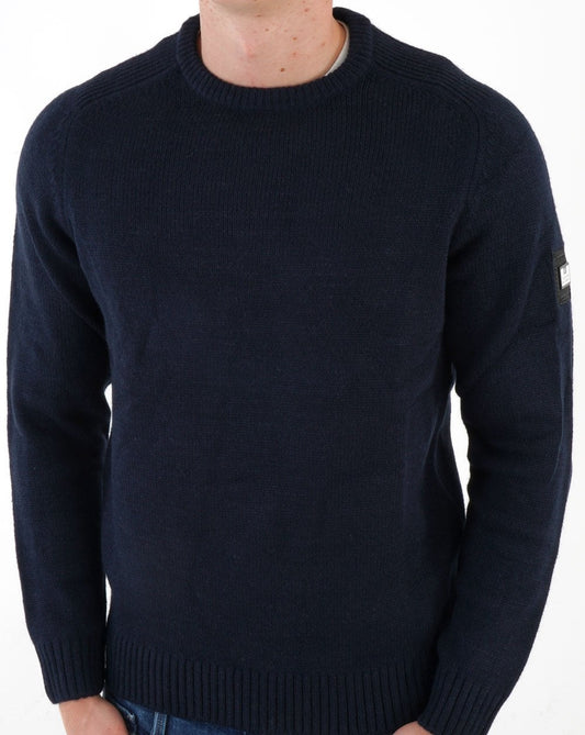 Weekend Offender Zagreb Strick Marineblau