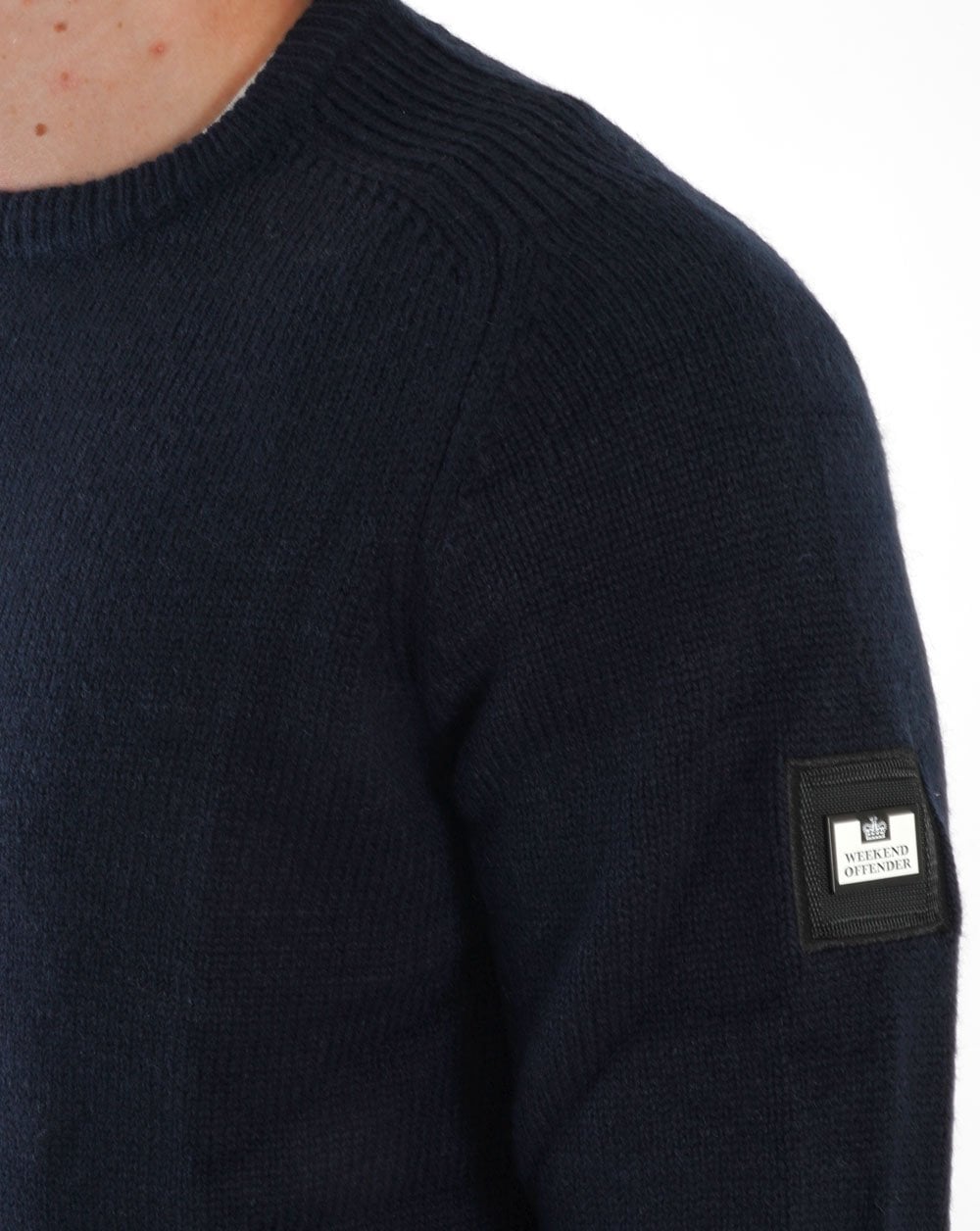 Weekend Offender Zagreb Strick Marineblau