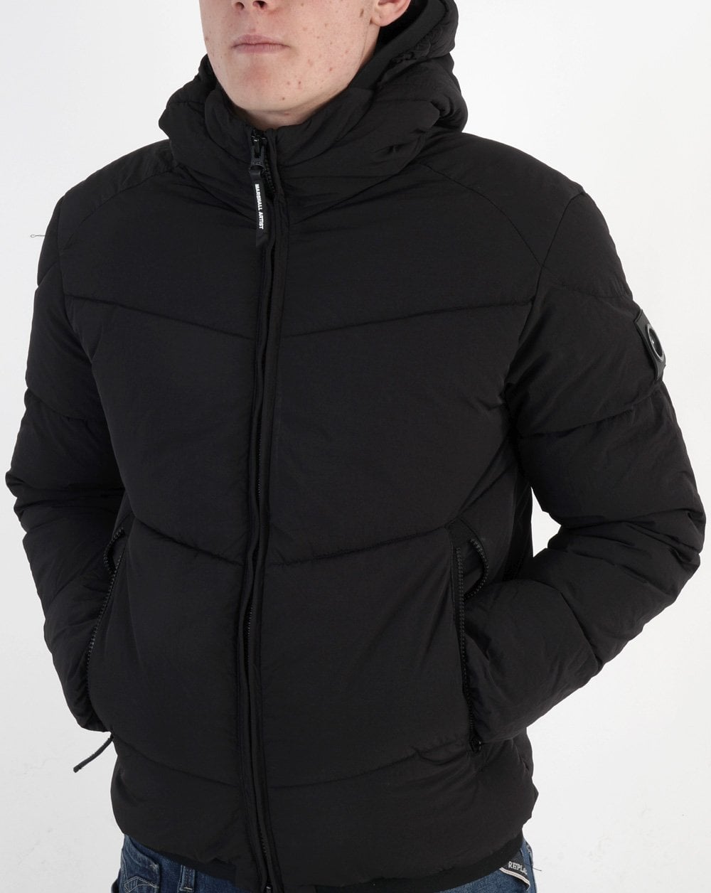 Marshall Artist Transalpino Bubble Jacke Schwarz