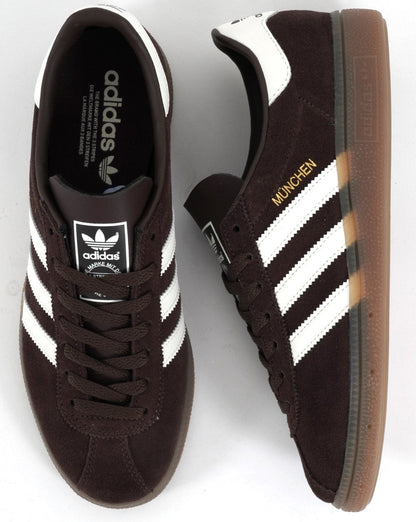 Adidas München Sneakers Braun/Off-White