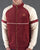 Sergio Tacchini Orion Rib Velour Track Top Burg Red / Off White