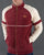 Sergio Tacchini Orion Rib Velour Track Top Burg Red / Off White