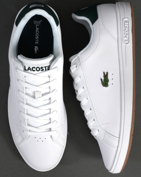 Lacoste Graduate Pro Leather Trainer White/Dark Green
