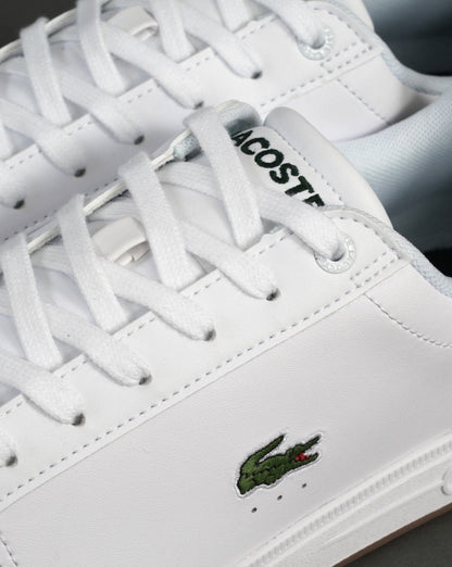 Lacoste Graduate Pro Ledersneaker Weiß/Dunkelgrün