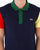 Lacoste Contrast Colour Block Polo Shirt Navy