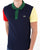 Lacoste Contrast Colour Block Polo Shirt Navy