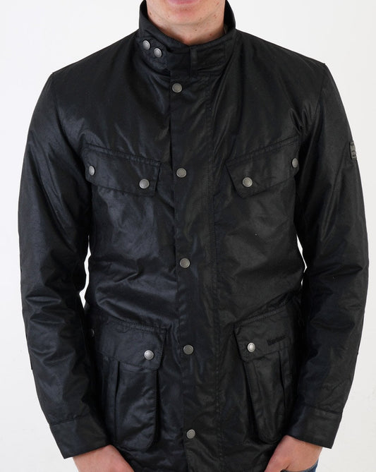 Barbour International Barbour International Tourer Duke Wachsjacke Schwarz