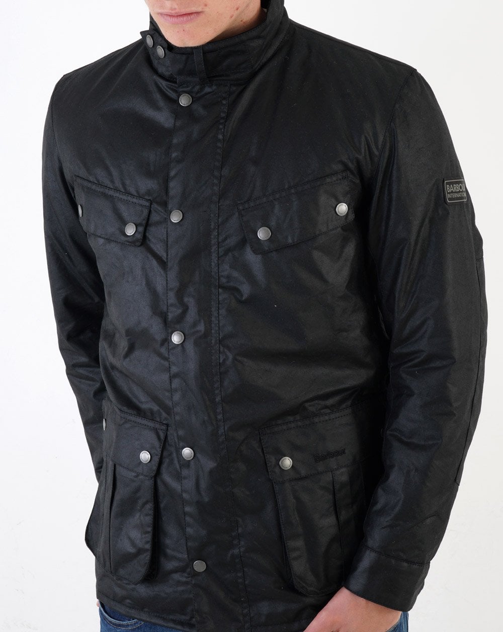 Barbour International Tourer Duke Wax Jacket Black