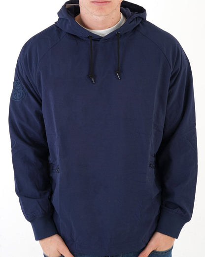Pretty Green Nylon Ripstop Hoody Marineblau