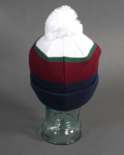 Ellesse Isnia Pom Pom Beanie Marine/Burgund/Weiß